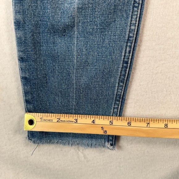 Abercrombie and Fitch Jeans Womens 26 Blue Simone High Rise Slim Straight - Picture 8 of 9